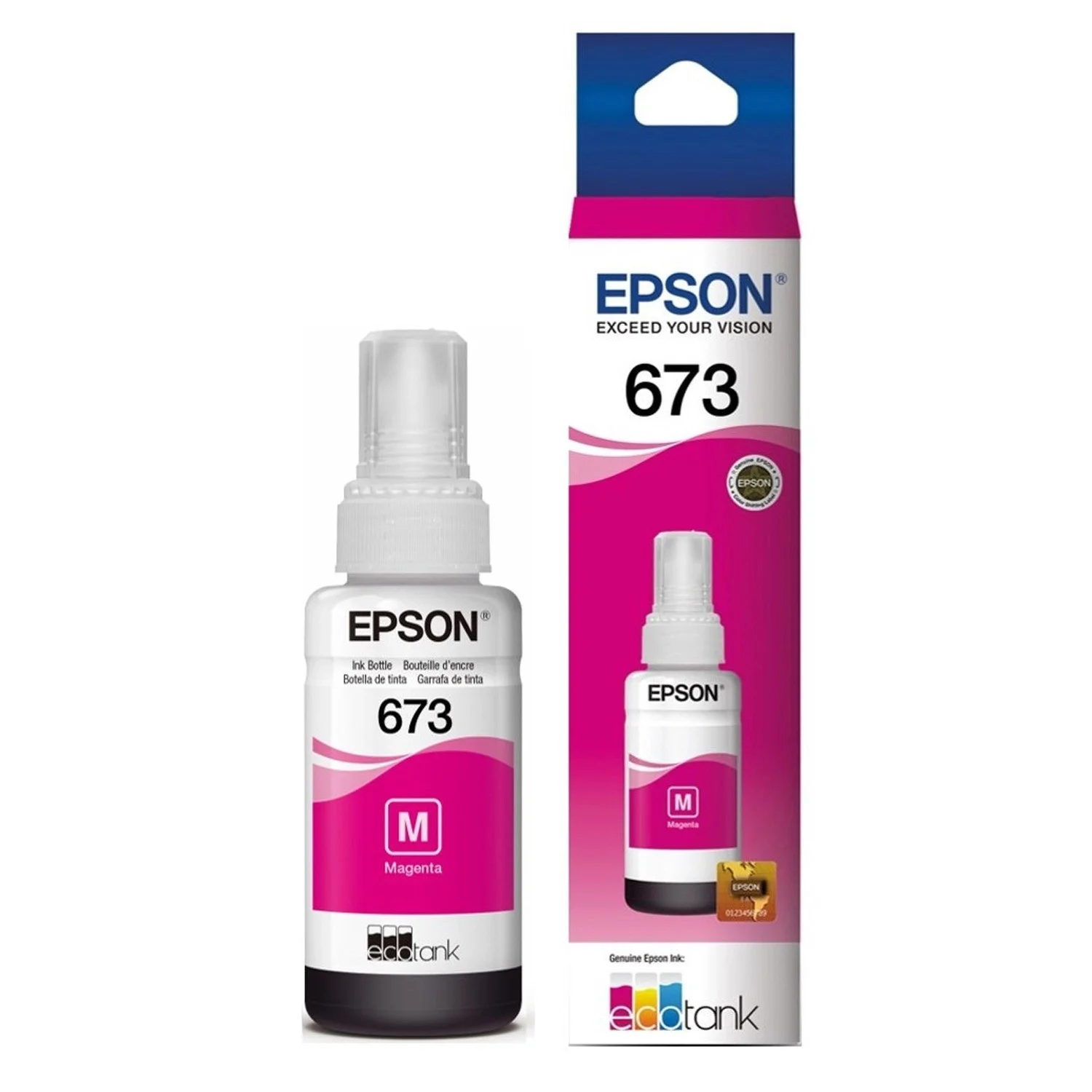 Epson 673 Cyan ink bottle (C13T67324A) Epson 673 Cyan ink bottle (C13T67324A)