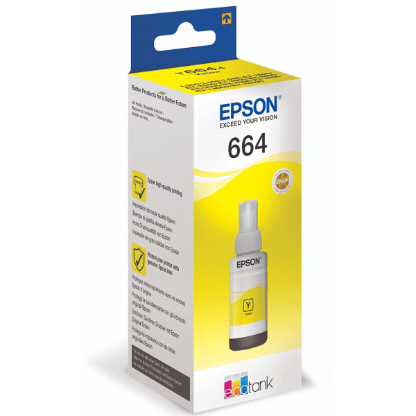 Epson L100 Yellow ink bottle 70ml (C13T66444A)
