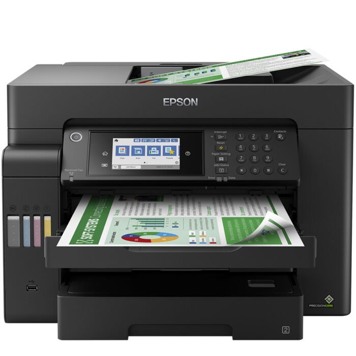 Epson printer EcoTank L15150 MFP A3 Duplex Fax Ethernet Usb Scaner A4 A3 PPM-black 25 ppm colour 12 ppm (C11CH72502) 2