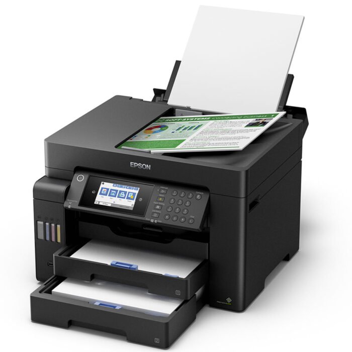 Epson printer EcoTank L15150 MFP A3 Duplex Fax Ethernet Usb Scaner A4 A3 PPM-black 25 ppm colour 12 ppm (C11CH72502) 3