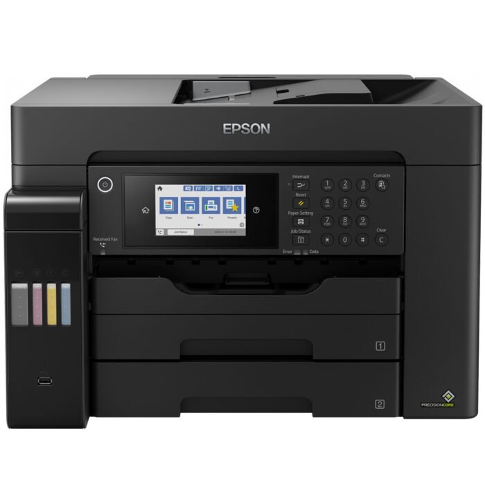 Epson printer EcoTank L15150 MFP A3 Duplex Fax Ethernet Usb Scaner A4 A3 PPM-black 25 ppm colour 12 ppm (C11CH72502)