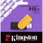 USB flash drive — 512GB USB 3.2 Gen 1 DataTraveler Exodia S (Black + Yellow) (DTXS/512GB)