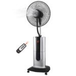 Floor fan ARDESTO, 47см, 100Вт, remote control, display, humidification, black-grey (FNM-X2S)
