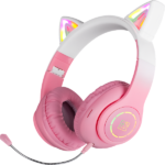 FreeMotion B505 Wireless stereo headset,pink,microphone,LED,BT (63505)