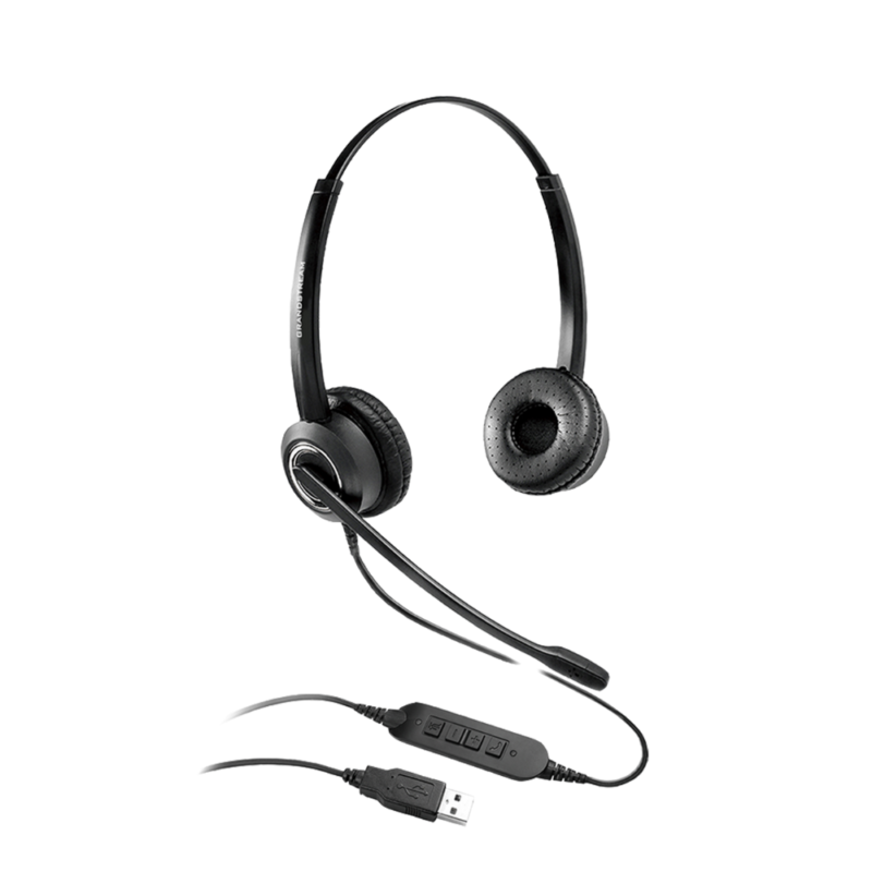 GUV3000 AZ Grandstream GUV3000, HD USB Headsets with Noise Canceling Mic (968-00026-10A)