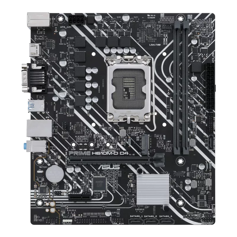 H610M-4D4 Motherboard LGA 1700 (Intel 12, 13, 14)