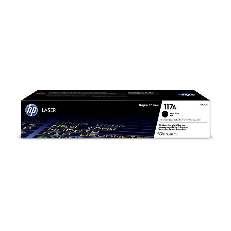 HP 117A Black Laser Toner Cartridge (W2070A) HP 117A Black Laser Toner Cartridge (W2070A)