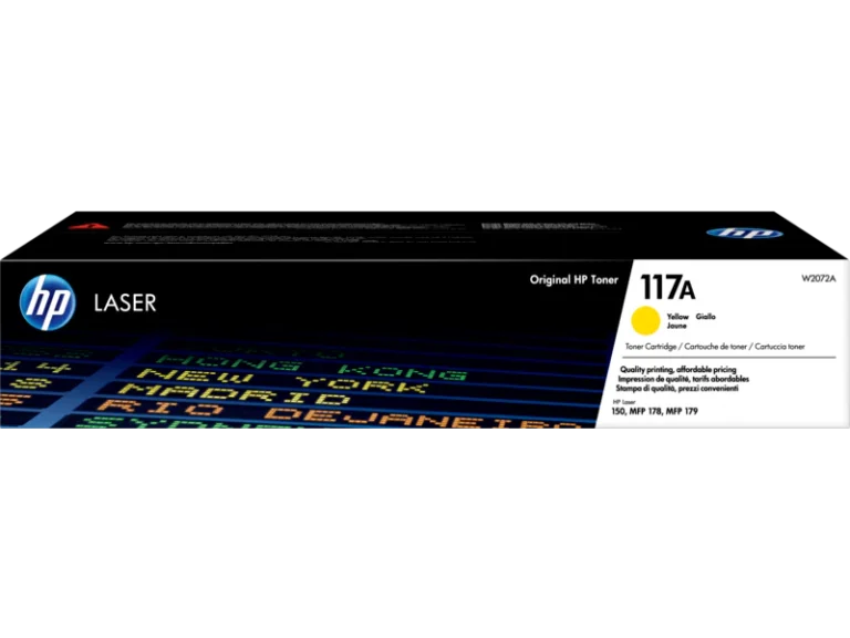 HP 117A Yellow Original Laser Toner Cartridge (W2072A)