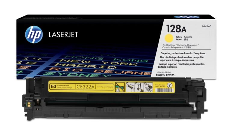 HP 128A Yellow Original LaserJet Toner Cartridg