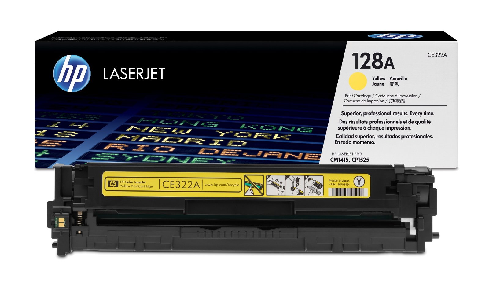 HP 128A Yellow Original LaserJet Toner Cartridg HP 128A Yellow Original LaserJet Toner Cartridg