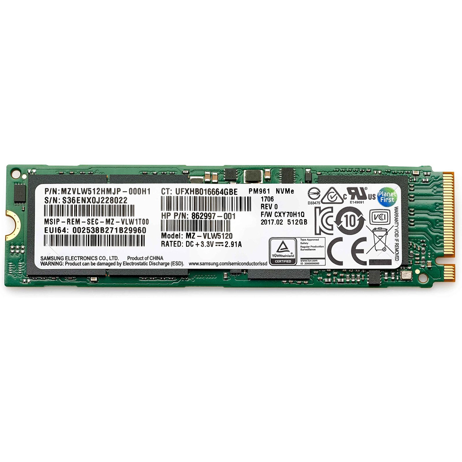 HP 128GB M.2 PCIe NVMe SSD (CL1-8D128-HP) HP 128GB M.2 PCIe NVMe SSD (CL1-8D128-HP)