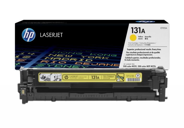 HP 131A Yellow LaserJet Toner Cartridge (CF212A)