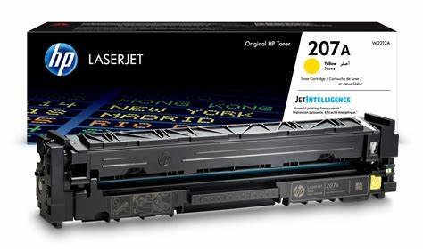HP 207A Yellow LaserJet Toner Cartridge (W2212A)