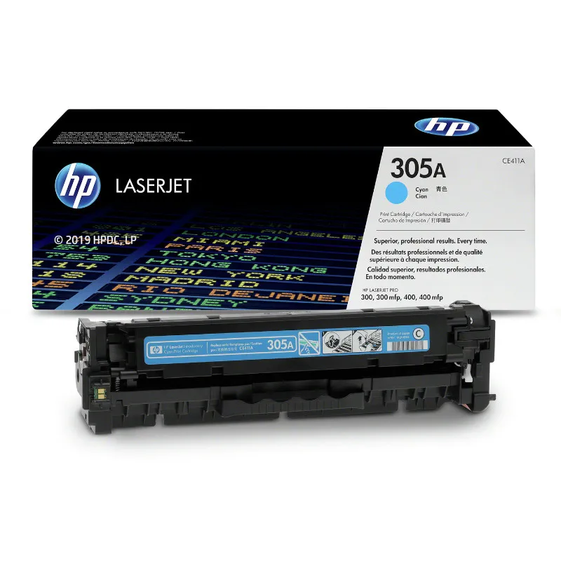 HP 305A Cyan Original LaserJet Toner Cartridge HP 305A Cyan Original LaserJet Toner Cartridge