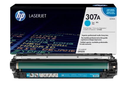 HP 307A Cyan LaserJet Toner Cartridge (CE741A)