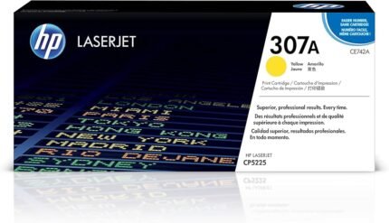 HP 307A Yellow LaserJet Toner Cartridge (CE742A)
