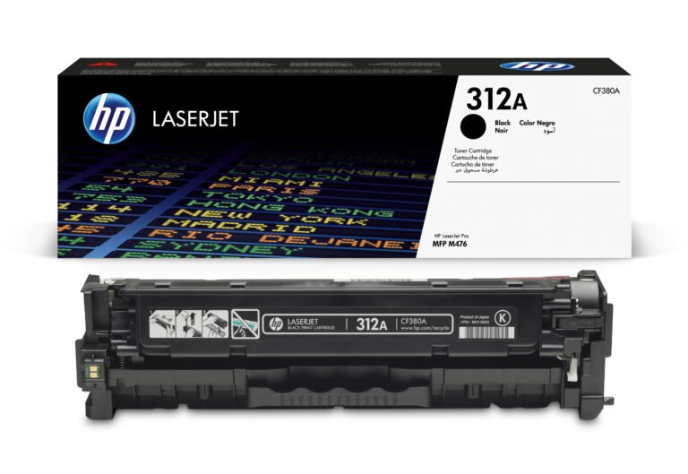 HP 312A Black Original LaserJet Toner Cartridge (CF380A)