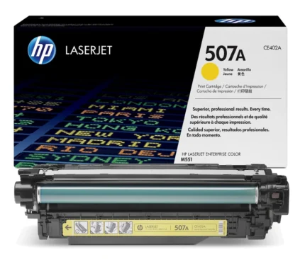 HP 507A Yellow LaserJet Toner Cartridge