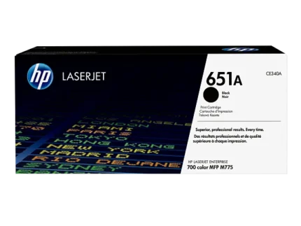 HP 651A Black Original LaserJet Toner Cartridge