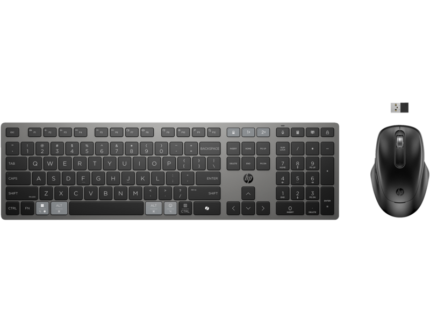 HP 725 Multi-Device Rechargeable Wireless Keyboard and Mouse Combo (9T5B0UT)