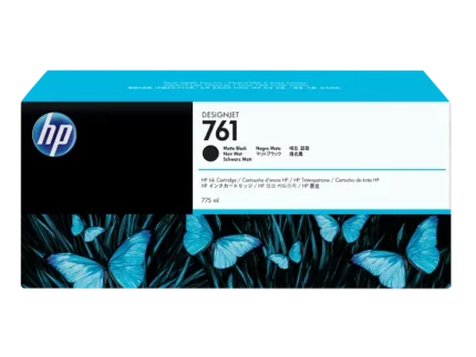 HP 761 400-ml Matte Black DesignJet Ink Cartridge