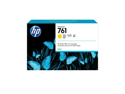 HP 761 400-ml Yellow DesignJet Ink Cartridge (CM992A)
