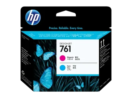 HP 761 Magenta Cyan DesignJet Printhead (CH646A)