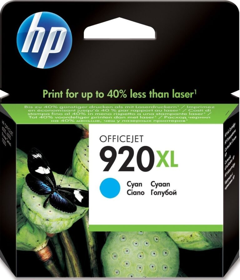 HP 920XL High Yield Cyan Original Ink Cartridge