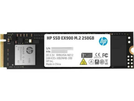 HP EX900 250GB NVMe M.2 2280 PCIe 3.0 x4 3D NAND TLC SSD (2YY43AA)