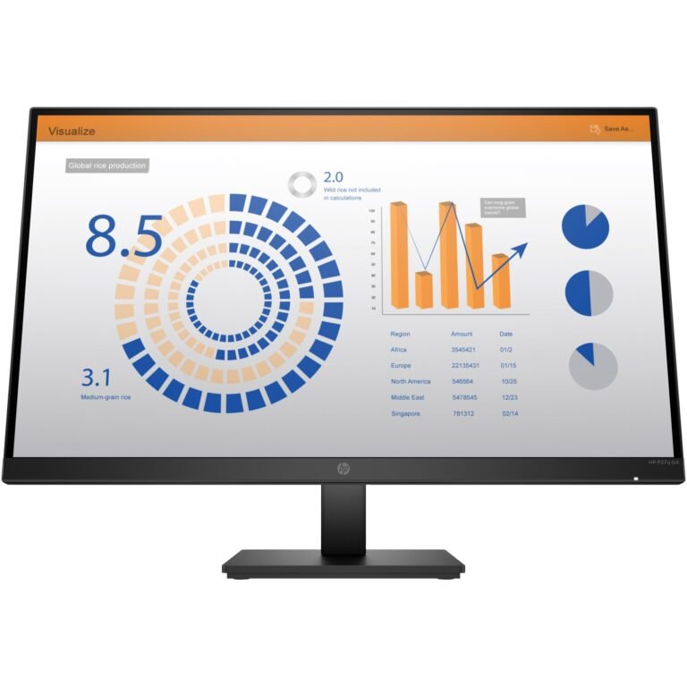 HP P27q G4 Monitor 27 QHD(2560x1440) 60Hz 300 cd m2 5ms HDMI VGA (8MB11AA)