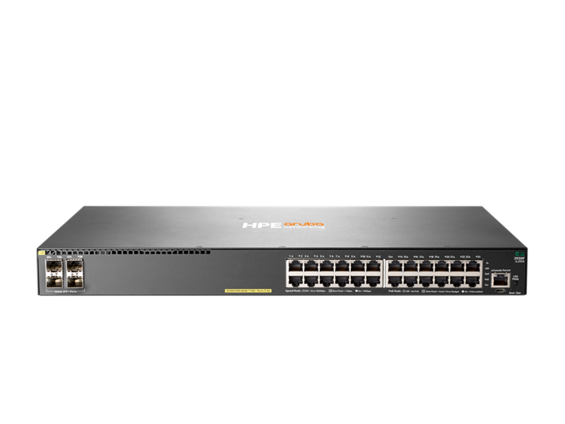 HPE Aruba Networking 2930F 24G PoE+ 4SFP+ Switch Aruba 2930F 24G PoE+ 4SFP+ Swch (JL255A) - Image 1