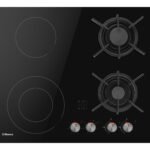 Hob Hansa combined (2 gas + 2 electrical), 59,2cm, Flex zone, black (BHMS61414030)2