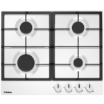 Hob Hansa gas, 60cm, cast-iron, white (BHGW630502)