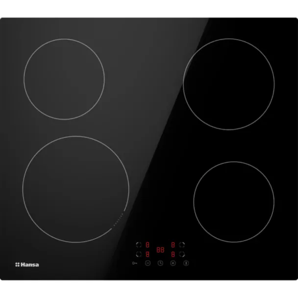 Hob Hansa induction, 59cm, black (BHI68369)