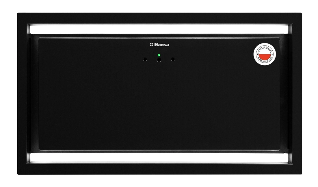 Hood Hansa integrated, 60cm, 455m3h, black (OMC6551BH)