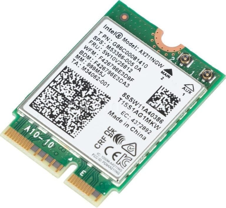 Intel AX211NGW V-M.2 CNVI WIFI 6E Module Motherboard 2