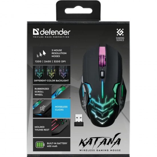 Katana GM-511 Wired gaming mouse,6 buttons, 3200dpi,400mAh (52511) 2