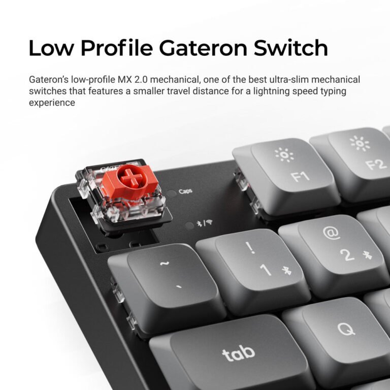 Keychron K1 Max Gateron White Backlight Brown Switch Keyboard2