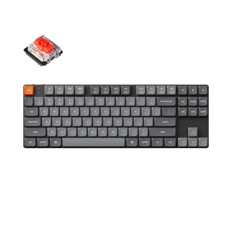 Keychron K1 Max Gateron White Backlight Red Switch Keyboard