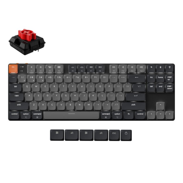 Keychron K1 (Version 6) White Backlight Red Switch
