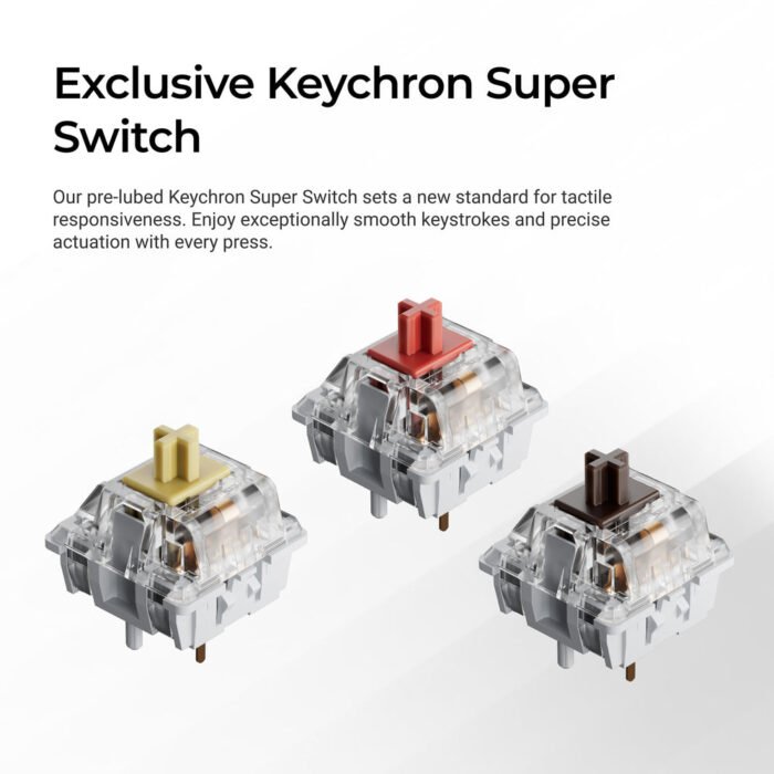 Keychron K2 (Version 3) White Backlight Red Switch2