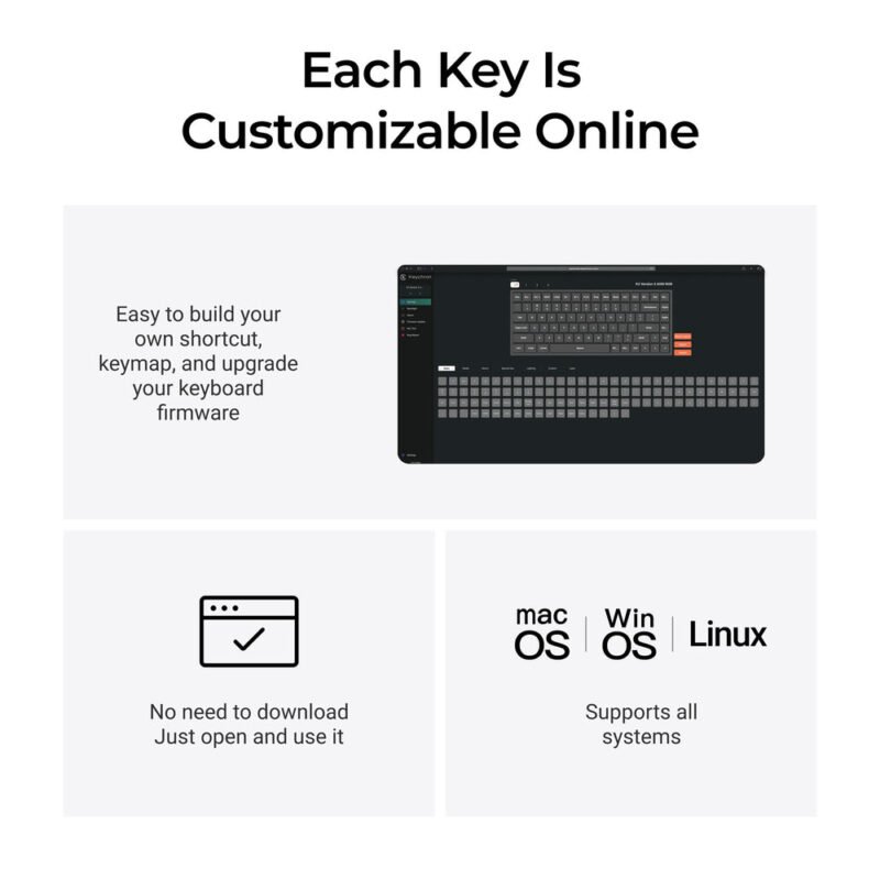 Keychron K2 (Version 3) White Backlight Red Switch6