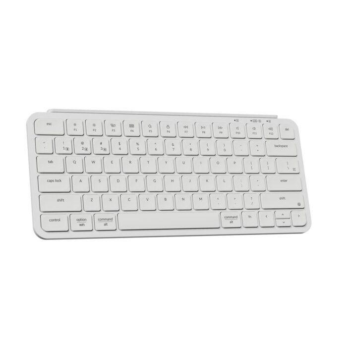 Keychron Keyboard Keychron B1 Pro, USB WL BT ivory white2