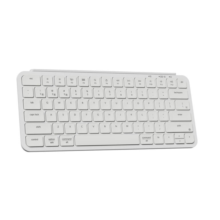 Keychron Keyboard Keychron B1 Pro, USB WL BT ivory white2