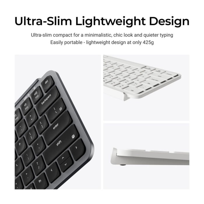 Keychron Keyboard Keychron B1 Pro, USB WL BT, space gray4