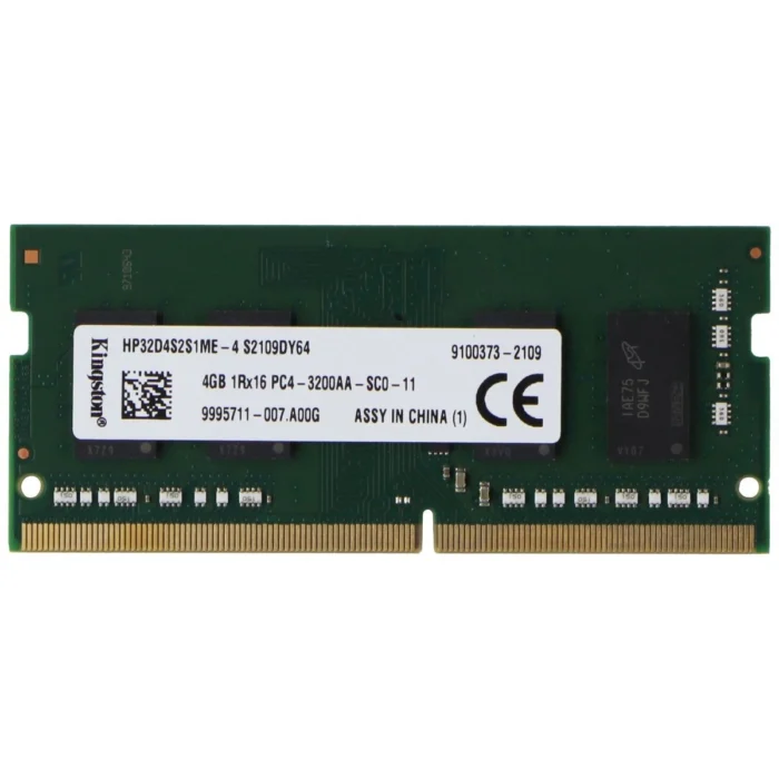 Kingston 4GB DDR4 PC4-3200AA (1Rx16) SODIMM RAM (HP32D4S2S1ME-4)
