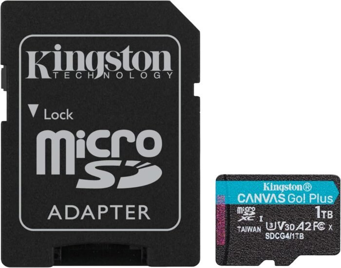 micro-SDXC — 1TB microSDXC Canvas Go! Plus Gen4 R:200/W:160 UHS-I Class 10 V30 U3 A2 + adapter (SDCG4/1TB) - Image 3