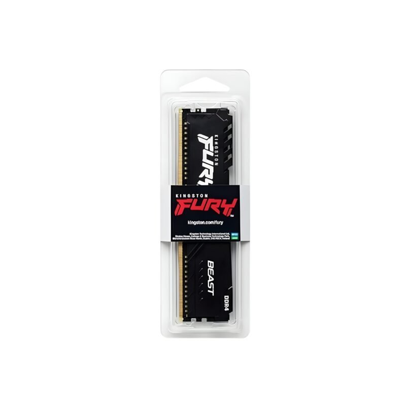Kingston FURY Beast Black 16GB 3200MHz DDR4 CL16 DIMM Ram (KF432C16BB 16)