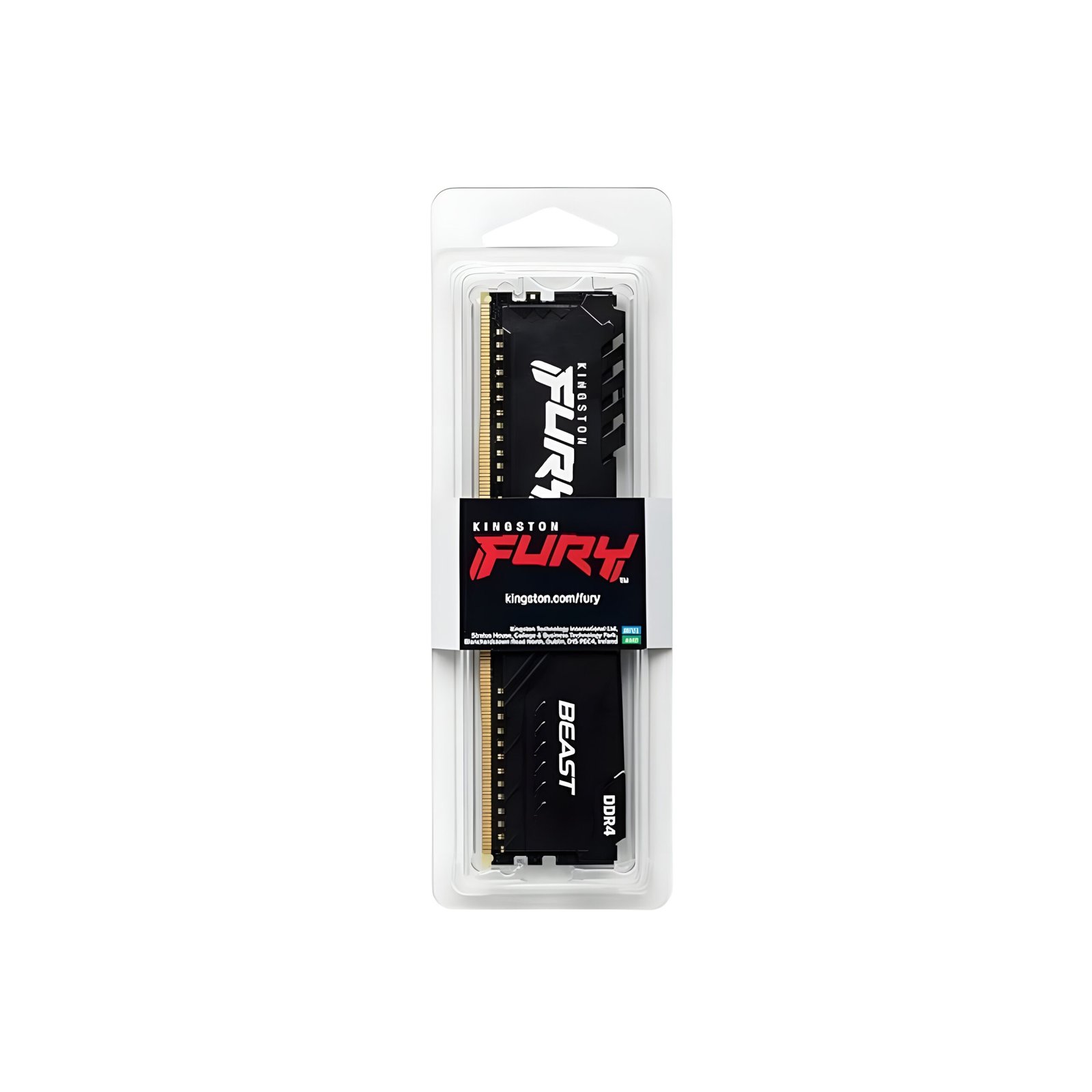 Kingston FURY Beast Black 16GB 3200MHz DDR4 CL16 DIMM Ram (KF432C16BB 16) Kingston FURY Beast Black 16GB 3200MHz DDR4 CL16 DIMM Ram (KF432C16BB 16)