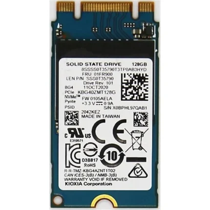 Kioxia 128GB M.2 2242 PCIe NVMe SSD (SSS0T35790)